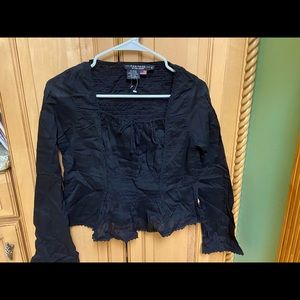 Teens black blouse